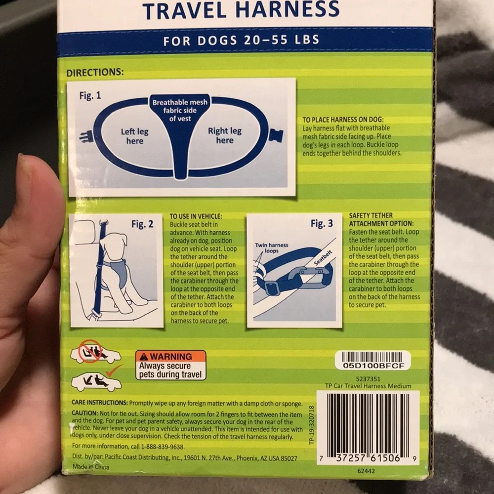 TOP PAW TRAVEL HARNESS